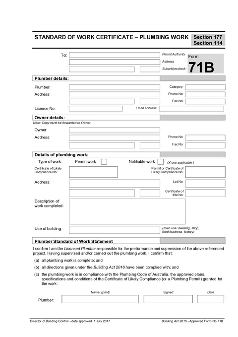 TAS Form 71B PDF preview